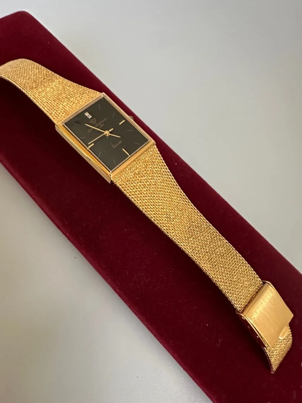 Jules Jürgensen Gold-Tone Men’s Quartz Dress Watch - Black Dial